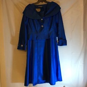 Dresses by Nubiano Women - Shawl Collar 2PC Sz18